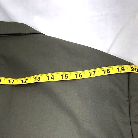 Brooks Brothers Vintage Sport Coat Canvas Cotton Khaki Green Gray 44 Blazer - Picture 12 of 14